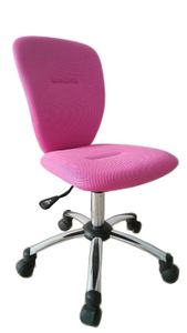 Jugenddrehstuhl Bürostuhl pink chrom-pink