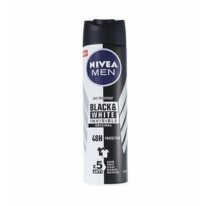 Nivea Men Invisible For Black &amp; White Antitranspirant ve spreji Pro muže 150 ml