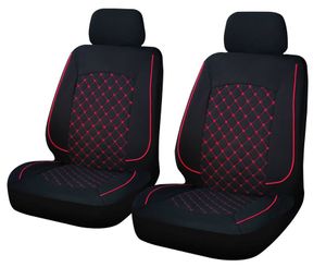 Autopoťahy COMO čierny/červený 2ks