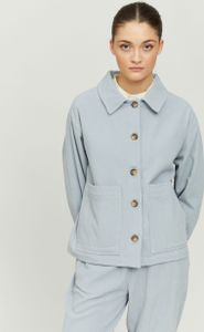 Mazine Damen Übergangsjacke Panola Shacket, Größe:XL, Farben:ice blue