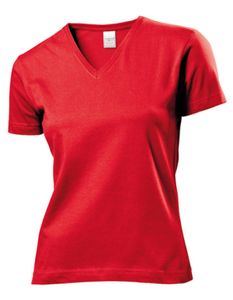 Stedman® - Classic-T V-Neck for women - Scarlet Red - L