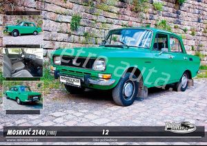 Pohlednice č. 12 - MOSKVIČ 2140 (1980)