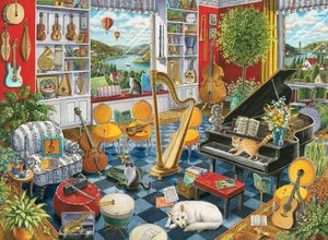 RAVENSBURGER Music Room Puzzle 500 elementów