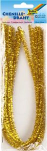 folia Chenilledraht (Pfeifenputzer), gold