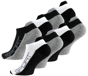 Vincent Creation® Sneaker Socken 8 Paar, mit Hochferse 39-42