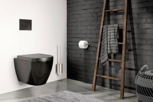 ZACK Edelstahl Toilettenbürste CARVO WC Bürste WC Garnitur matt 40487
