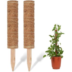Kokosstab 40cm Pflanzstab Kokos Totem Stange Moosstab Für Haus Garten Kletterpflanze Erweiterung Der Pflanzenstütze