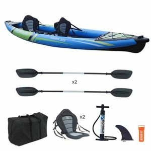 Aufblasbares Kanu Kayak Hybrid Drop Stitch Floor PVC 385 cm
