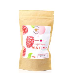 Maliny liofilizowane całe (500g)