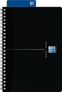 Oxfordský špirálový zápisník "Smart Black", DIN A5, čierny, linajkovaný