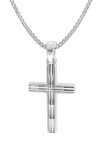 trendor 35851 Kreuz mit Herren-Halskette 925 Silber 50 cm