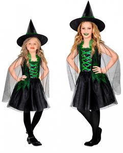 Wicked Witch Kinderkostüm mit Hexenhut Größe: 140 cm / 8-10 Jahre