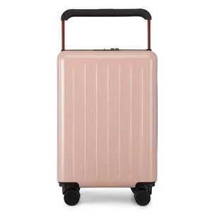 Koffer-Baron® Hartschalenkoffer breiter Griff Classic Handgepäck ABS, rosa