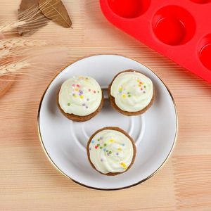 Antihaft Silikon Mini Muffin und Cupcake-Backform 24 Tassen, BPA-frei, 100% Silikon- und spülmaschinenfestes Backgeschirr