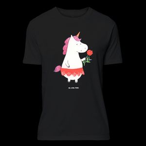 Mr. & Mrs. Panda Größe XXL T-Shirt Einhorn Dame - Schwarz - Geschenk, Einhörner, Junggesellenabschied, feine Dame, Jubiläum, Einhorn Deko, Pegasus, Unicorn, Lady