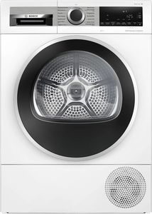 Bosch Serie 6 WQG235D00, Freistehend, Frontlader, Wärmepumpe, Weiß, Tasten, Drehregler, Rechts