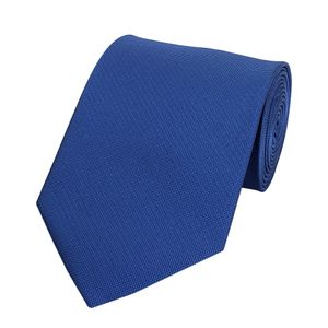 Fabio Farini - Krawatte - Herren Krawatte Blautöne - verschiedene Blaue Männer Schlips in 8cm Breit (8cm), Chroma Blue/Black
