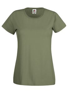 Damen T-Shirt Original-T - Classic Olive, XXL
