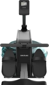 Cecotec Maschine de Rudern de Water Drumfit Rower 10000 Neptune. Tank de Wasser 13 Liter de Kapazität, Verstellbarer Sattel, Maximales Gewicht de 135 Kg, LCD Display. Gerätehalterung.