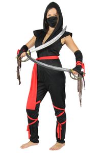 Ninja Kämpferin Damen Kostüm, Größe:XL