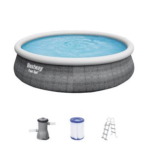 Bestway Fast Set™ Pool Komplett-Set, rund, 457x107cm, 57372