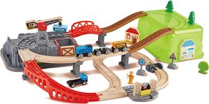 HAPE Spielwaren Eisenbahn-Baukasten-Set Eisenbahnsets Kleinkind Spielzeug HK22 spielzeugknaller