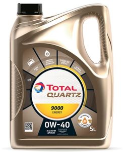 TOTAL QUARTZ 9000 ENERGY 0W-40 Synthetiköl 5 L (213989)