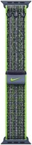 Apple Nike Sport Loop Armband Bright GreenBlau 42444549mm