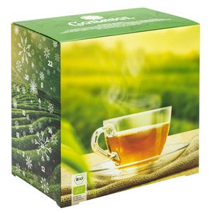 Corasol Premium Bio-Tee-Adventskalender, 24 vegane Premium Bio-Teesorten, loser Tee, Geschenk-Idee für nachhaltigen Genuss (216 g)