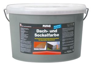 PUFAS Dach- und Sockelfarbe - steingrau 955 - 12,5 Liter
