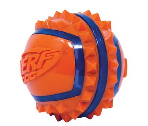 NERF Dog TPR Spike Ball 9cm blau/orange