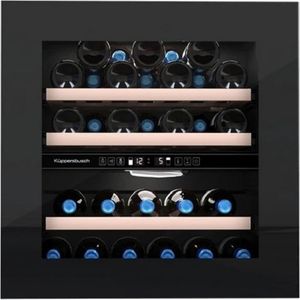 Küppersbusch FWK6862.0S Einbau-Weinklimaschrank, 60cm Nische, Schwarz