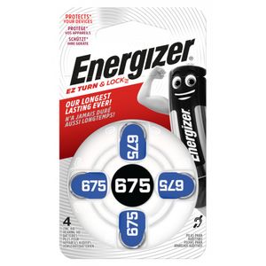 Energizer Hörgeräte Batterie 675 4er Pack