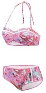 Beco Bikini BEactive Bandeau Damen C-Cup Polyester rosa Größe 36