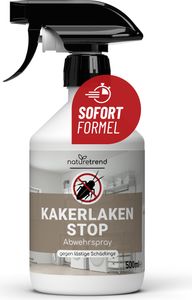 naturetrend Kakerlaken Stop 500ml - Kakerlaken SprayI Effektives Mittel gegen Kakerlaken & Schaben I Langanhaltender Schutz Mittel gegen Küchenschaben