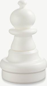 Schachfigur Bauer 42 cm Weiss - XL Outdoor Wasserdicht - UV schutz - Langlebig