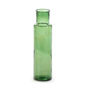 Vase Thai Natura grün Kristall 14 x 55 x 14 cm