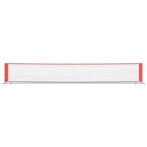 Möbel - Hommie - Tennisnetz Schwarz und Rot 600x100x87 cm Polyester - 93759