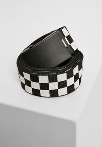Urban Classics Adjustable Checker Belt black/white - UNI