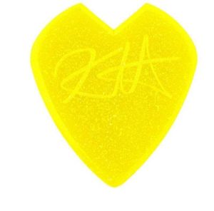 Dunlop 47RKH3NYS Kirk Hammett Yellow Sparkle Jazz III Kostka, piorko