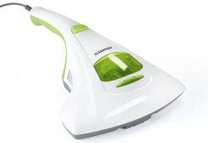CLEANmaxx Milben-Handstaubsauger mit UV-C-Licht 300W - Weiß/Limegreen