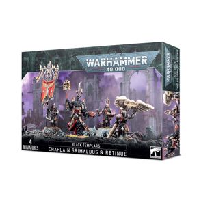 Warhammer 40.000 Black Templars Chaplain Grimaldus & Retinue Warhammer 40.000 Black Templars Chaplain Grimaldus & Retinue