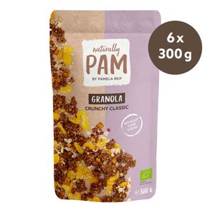 Naturally Pam by Pamela Reif | Granola | Müsli | 6 x 300g | Crunchy Classic