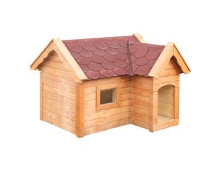 Hundehütte Hund Haus Hütte Holz Häuser xxl JVmoebel