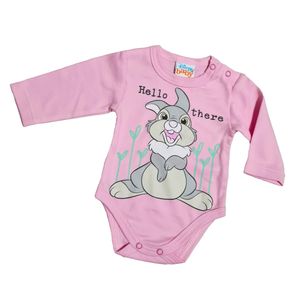 Disney - Bambi Thumper - Strampler - Langarm für Mädchen - Rosa - Größe 86