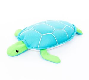 Westmann Stoff Schwimmtier Schildkröte | Blau | 82x100x15 cm