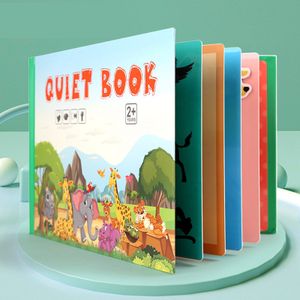 Quiet Book Kinder Montessori Aufklärung Tierische Erkenntnis Buch Lernspielzeug