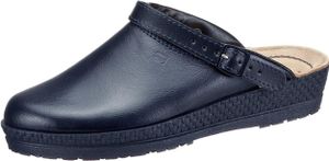 Rohde Neustadt Clogs Klinik Küchenschuhe Pantolette Hausschuhe Damen Blau 1440, Größe:EUR 35