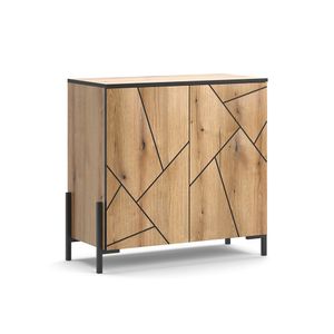 Vicco Sideboard Hatto, 84 x 80.1 cm, Eiche