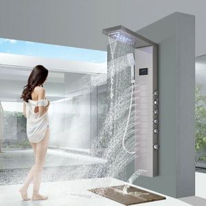Duschset Duschsystem Regendusche Massage Duschpaneel edelstahl mit Handbrause